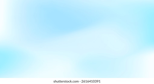 Sky blue gradient background in a modern abstract style. Soft vector illustration perfect for web and graphic design.