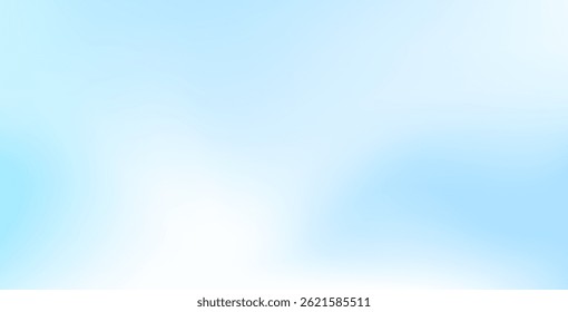 Sky blue gradient background in a modern abstract style. Soft vector illustration perfect for web and graphic design.