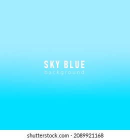 Sky blue gradient background. Vector illustration