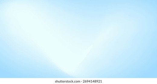 Sky Blue Gradient Vector Background. Abstract Light Blue Gradation Background. Soft Gradient Texture Banner Template.