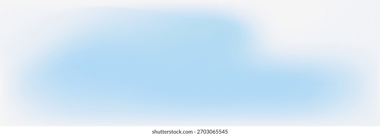Sky Blue Gradient Vector Background. Abstract Light Blue Gradation Background. Soft Gradient Texture Banner Template. Modern Luxury Backdrop. Curve Layout Concept.