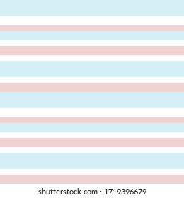 Sky blue horizontal striped seamless pattern background suitable for fashion textiles, graphics