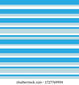 Sky blue horizontal striped seamless pattern background suitable for fashion textiles, graphics