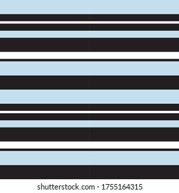 Sky blue horizontal striped seamless pattern background suitable for fashion textiles, graphics