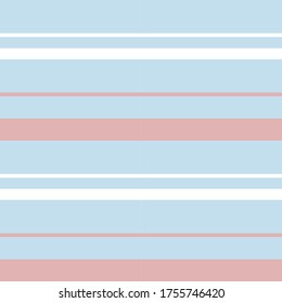 Sky blue horizontal striped seamless pattern background suitable for fashion textiles, graphics