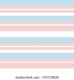 Sky blue horizontal striped seamless pattern background suitable for fashion textiles, graphics