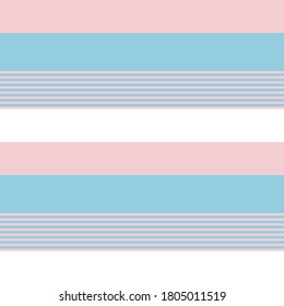 Sky blue horizontal striped seamless pattern background suitable for fashion textiles, graphics