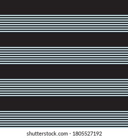 Sky blue horizontal striped seamless pattern background suitable for fashion textiles, graphics