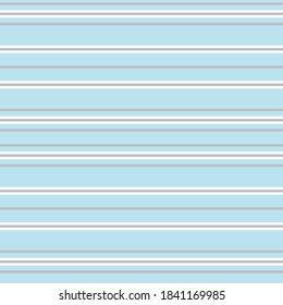 Sky blue horizontal striped seamless pattern background suitable for fashion textiles, graphics