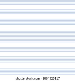 Sky blue horizontal striped seamless pattern background suitable for fashion textiles, graphics