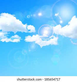 Sky blue sky landscape
