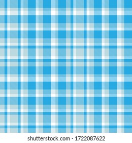 Sky blue Plaid, checkered, tartan seamless pattern suitable for fashion textiles and graphics