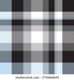 Sky blue Plaid, checkered, tartan seamless pattern suitable for fashion textiles and graphics