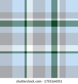 Sky blue Plaid, checkered, tartan seamless pattern suitable for fashion textiles and graphics