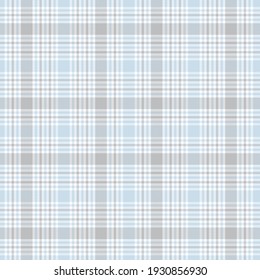 Sky blue Plaid, checkered, tartan seamless pattern suitable for fashion textiles and graphics