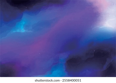 Sky blue purple background illustration elements