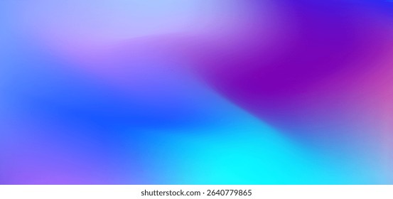 Sky blue - purple and blue flowing gradient. Minimal blurry effect. Design elements texture. Perfect for modern artwork, backdrop, templates.