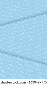 A Sky Blue Striped Decorated Background Template