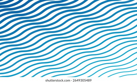 azul celeste listras ondulado padrão de linha plano de fundo para moderno papel de parede de tecido abstrato e design digital