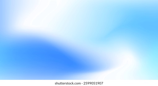 Sky blue vector gradient blur background. Abstract colorful illustration in blur style with gradient. Smooth and soft design, perfect for presentations, websites, banners, and digital templates.