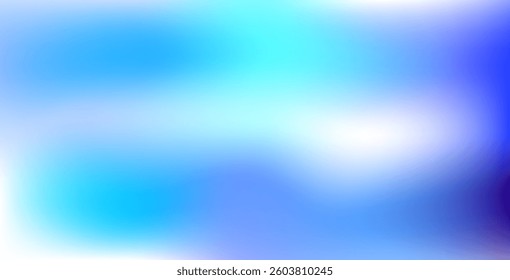 Sky blue vector gradient blur background. Abstract colorful illustration in blur style with gradient. Smooth and soft design, perfect for presentations, websites, banners, and digital templates.