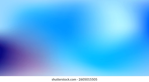 Sky blue vector gradient blur background. Abstract colorful illustration in blur style with gradient. Smooth and soft design, perfect for presentations, websites, banners, and digital templates.