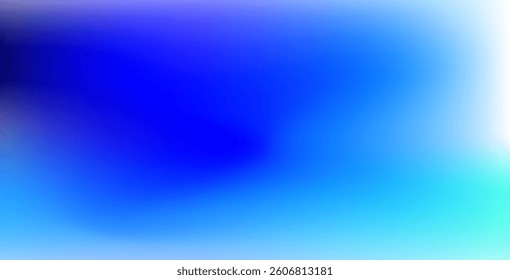 Sky blue vector gradient blur background. Abstract colorful illustration in blur style with gradient. Smooth and soft design, perfect for presentations, websites, banners, and digital templates.