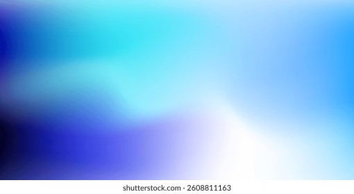 Sky blue vector gradient blur background. Abstract colorful illustration in blur style with gradient. Smooth and soft design, perfect for presentations, websites, banners, and digital templates.