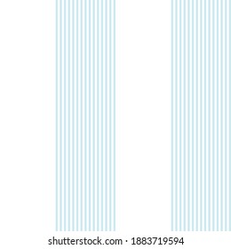 Sky blue vertical striped seamless pattern background suitable for fashion textiles, graphics