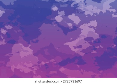 Textura de abertura azul e violeta do céu. Design abstrato brincalhão com transições de cores vibrantes.
