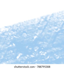 sky blue watercolor diagonal pattern with wet visible strokes on white background, vector illustration