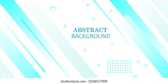 Sky blue and white element colour diagonal shapes lines with sky blue design vector illustration eps10. Perfect for modern projects basktop wallpaper banner pattern poster texture .