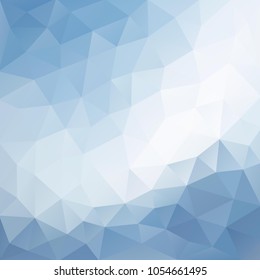 Sky blue and white polygonal background