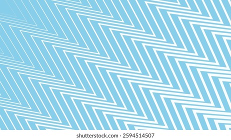 Sky blue with zig zag line abstract background for backdrop or fabric style