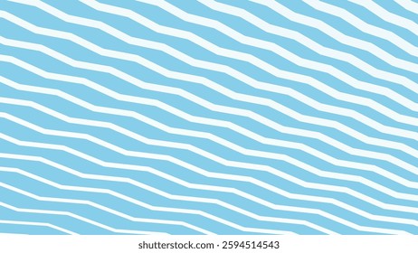 Sky blue with zig zag line abstract background for backdrop or fabric style