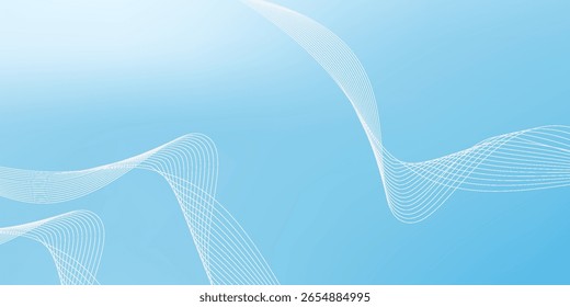 Sky Blue,Cloud Background,Horizon Summer Clear Sky over sea beach,Vector landscape nature sunrise in Winter,Spring panorama banner white clouds over blue ocean, modern art type3