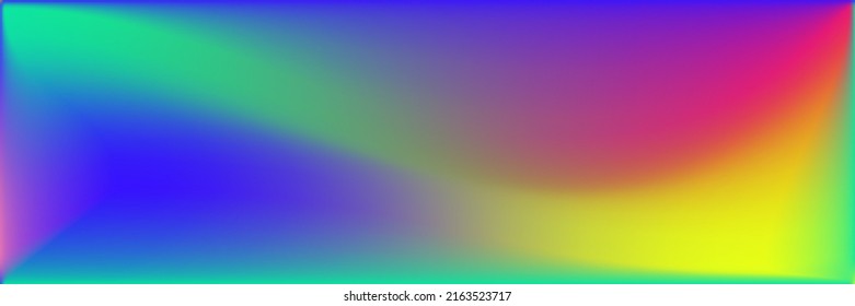 Sky Blurred Glow Multicolor Light Gradient Background. Wavy Vivid Sunrise Liquid Fluid Background. Neon Color Colorful Water Dynamic Gradient Mesh. Pastel Vibrant Curve Bright Sunset Design Pic.