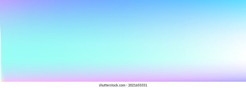 Sky Bright Spotlight Blurred White Gradient Smooth Surface. Soft Color Light Sunrise Water Colorful Horizontal Gradient Mesh Backdrop. Vivid Sunset Vibrant Multicolor Pastel Clean Sky Background.