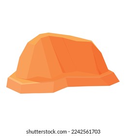 Sky canyon icon cartoon vector. Cliff rock. Arizona landscape