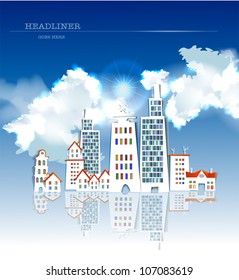 sky city background