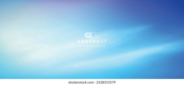 Fondo Abstractas de cielo y nube, patrón de gradiente de Anuncio de Vector de color. Fondo de gradiente colorido de fuzz de luz borrosa. Diseño de fondo Horizontal suave de Vector, Fondo de pantalla ​ diseño​ 