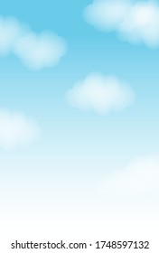 Sky cloud blue landscape background