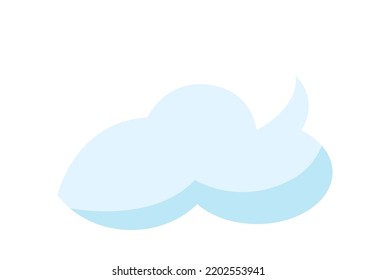 Sky cloud icon. Vector illustration