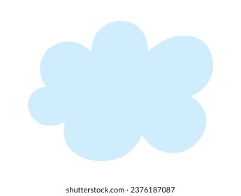 Sky Cloud Icon Vector Illustration