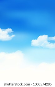 Sky cloud landscape background