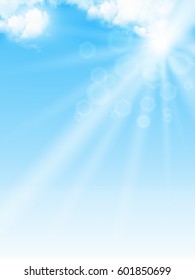 Sky cloud landscape background