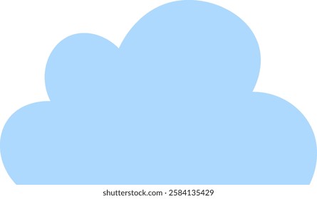 Sky Cloud Silhouette Vector Illustration