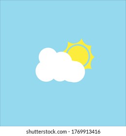 A sky with the cloud and sunshine