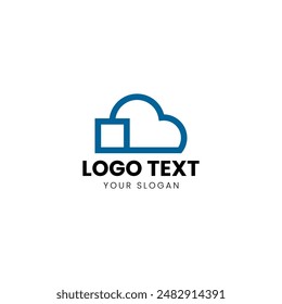 SKy Cloud System Logo Design Vektorgrafik