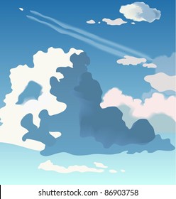 sky and clouds